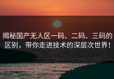 揭秘国产无人区一码、二码、三码的区别，带你走进技术的深层次世界！