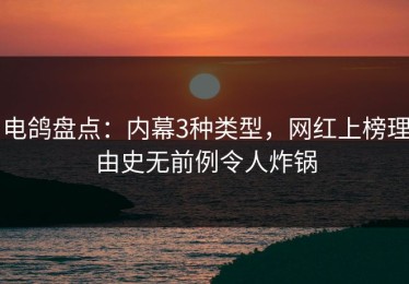 电鸽盘点：内幕3种类型，网红上榜理由史无前例令人炸锅